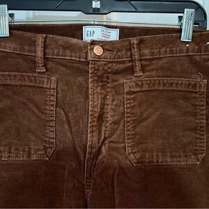 Gap Brown 70’s Flare High Rise Cords WM Size 32/14R